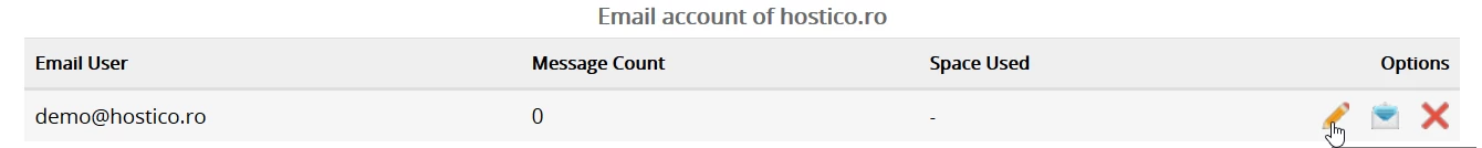 El. pašto slaptažodžio keitimas webuzo